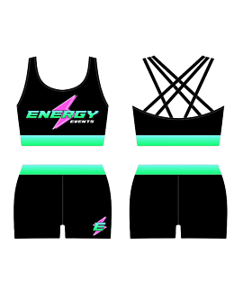 Energy Events Sublimated Crop and Shorts