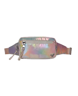 Varsity Holographic Belt Bag