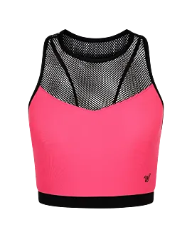 Varsity Mesh Sports Bra