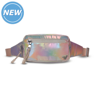 Varsity Holographic Belt Bag